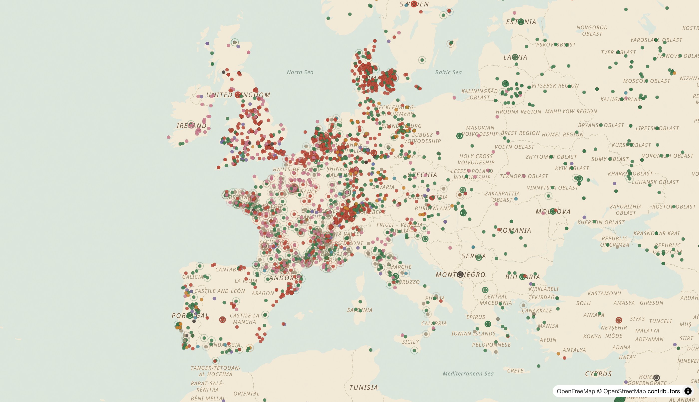 The Living Atlas: thousands of verified communities across Europe